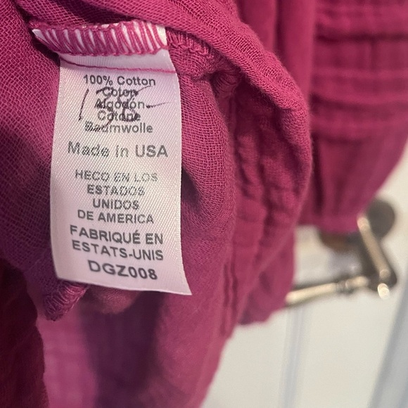 Michael Stars Fuchsia Blouse M - Picture 4 of 5